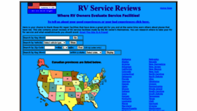 What Rvservicereviews.com website looked like in 2020 (3 years ago)