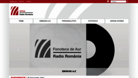 What Radio-arhive.ro website looked like in 2020 (3 years ago)