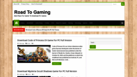 What Roadtogaming.net website looked like in 2020 (3 years ago)