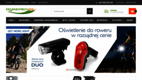 What Rowerek.pl website looked like in 2020 (3 years ago)