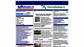 What Radioamator.ro website looked like in 2020 (3 years ago)