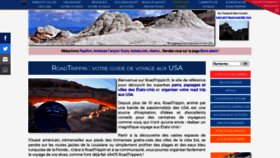 What Roadtrippin.fr website looked like in 2020 (3 years ago)