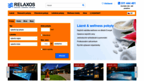 What Relaxos.cz website looked like in 2020 (3 years ago)