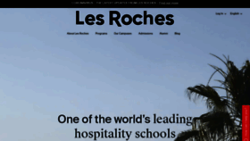What Ru.lesroches.edu website looked like in 2020 (3 years ago)