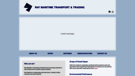 What Raymaritime.com website looked like in 2020 (3 years ago)