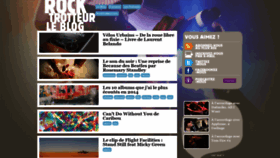 What Rocktrotteur.com website looked like in 2020 (3 years ago)