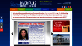 What Riverfallspubliclibrary.org website looked like in 2020 (3 years ago)