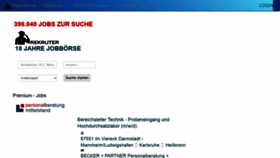 What Rekruter.de website looked like in 2020 (3 years ago)