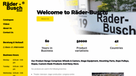 What Raeder-busch.com website looked like in 2020 (3 years ago)