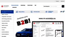 What Rm-autodalys.lt website looked like in 2020 (3 years ago)