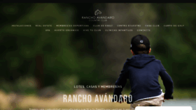 What Ranchoavandaro.com.mx website looked like in 2020 (5 years ago)