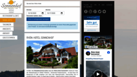 What Rhoenhotel.com website looked like in 2020 (3 years ago)