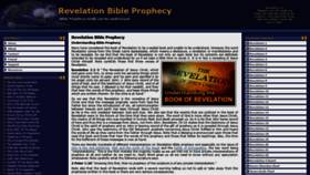 What Revelationbibleprophecy.org website looked like in 2020 (5 years ago)