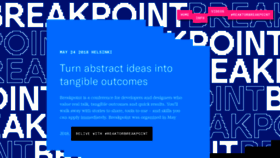 What Reaktorbreakpoint.com website looked like in 2020 (3 years ago)