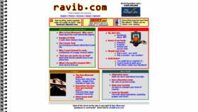 What Ravib.com website looked like in 2020 (3 years ago)