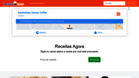 What Receitasagora.com.br website looked like in 2020 (3 years ago)
