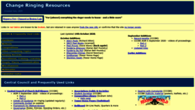 What Ringing.info website looked like in 2020 (3 years ago)