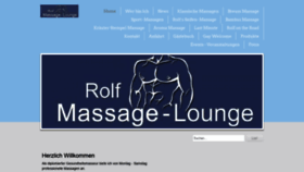 What Rolfmassagelounge.ch website looked like in 2020 (3 years ago)
