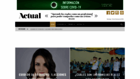 What Revistaactual.com.mx website looked like in 2020 (3 years ago)