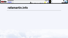 What Rafamartin.info website looked like in 2020 (3 years ago)