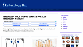 What Reflexology-map.com website looked like in 2020 (3 years ago)