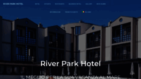 What Riverparkhotel.it website looked like in 2020 (3 years ago)