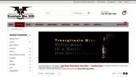 What Romanian-wine.com website looked like in 2020 (3 years ago)