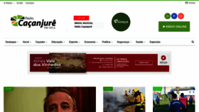 What Radiocacanjure.com.br website looked like in 2020 (3 years ago)