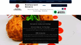 What Restaurantsevern.co.uk website looked like in 2020 (3 years ago)