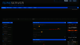 What Rune-server.ee website looked like in 2020 (3 years ago)