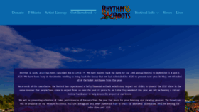 What Rhythmandroots.com website looked like in 2020 (3 years ago)