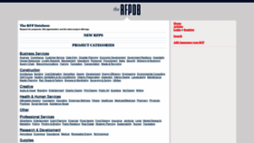 What Rfpdb.com website looked like in 2020 (3 years ago)