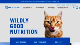 What Rawessentials.co.nz website looked like in 2020 (4 years ago)
