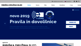 What Ribiska-druzina-bled.si website looked like in 2020 (3 years ago)