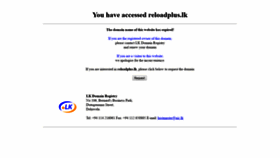What Reloadplus.lk website looked like in 2020 (3 years ago)