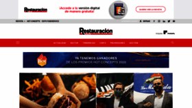 What Restauracionnews.com website looked like in 2020 (3 years ago)