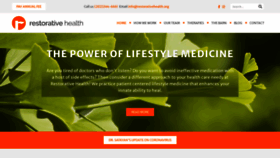 What Restorativehealth.org website looked like in 2020 (3 years ago)