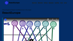 What React-europe.org website looked like in 2020 (3 years ago)