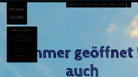 What Roesrath-wird-zur-galerie.de website looked like in 2020 (3 years ago)