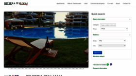 What Riviera-italiana.com website looked like in 2020 (3 years ago)