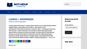 What Rotihidup.org website looked like in 2020 (3 years ago)