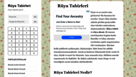 What Ruyatabirleri.gen.tr website looked like in 2020 (3 years ago)