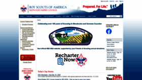 What Redwoodbsa.org website looked like in 2020 (3 years ago)