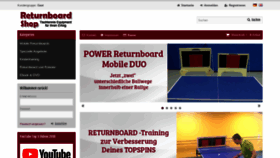 What Returnboard-shop.de website looked like in 2020 (3 years ago)