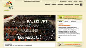 What Rajski-vrt.si website looked like in 2020 (3 years ago)