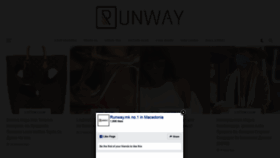 What Runway.mk website looked like in 2020 (3 years ago)
