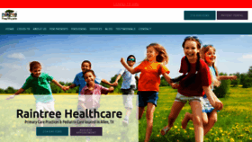 What Raintree-healthcare.com website looked like in 2020 (3 years ago)