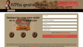 What Runas-gratis.es website looked like in 2020 (3 years ago)