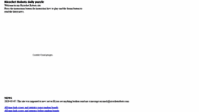 What Ricochetrobots.com website looked like in 2020 (5 years ago)