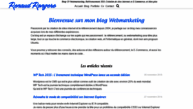 What Renaud-rongere.fr website looked like in 2020 (3 years ago)